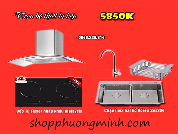 Trọn bộ thiết bị nhà bếp