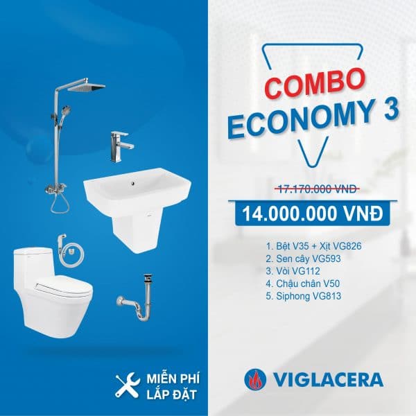 Combo Viglacera V35
