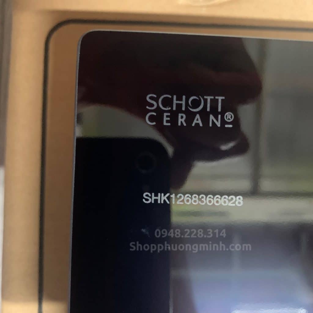Kính Schott ceramic trên bếp SHK-8125
