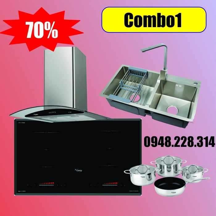 Combo trọn bộ nhà bếp Canzy