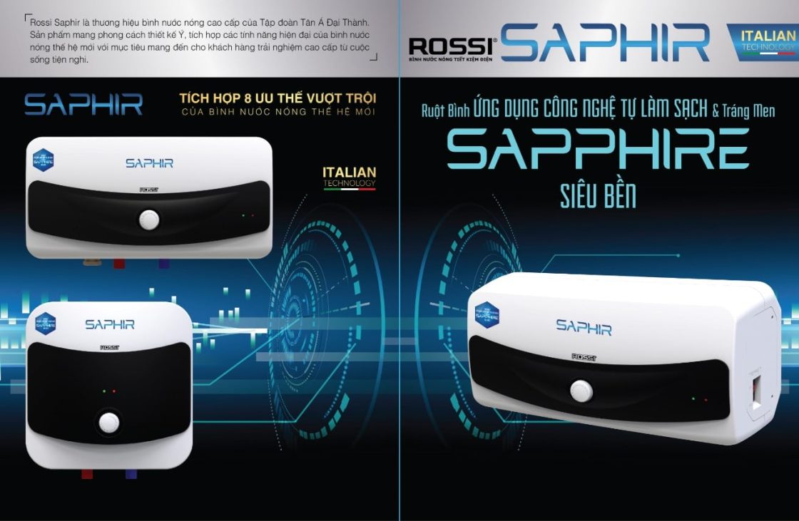 Bình nóng lạnh Rossi Saphir – 32SL