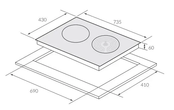 Bếp từ đôi Eurosun EU T256 Max