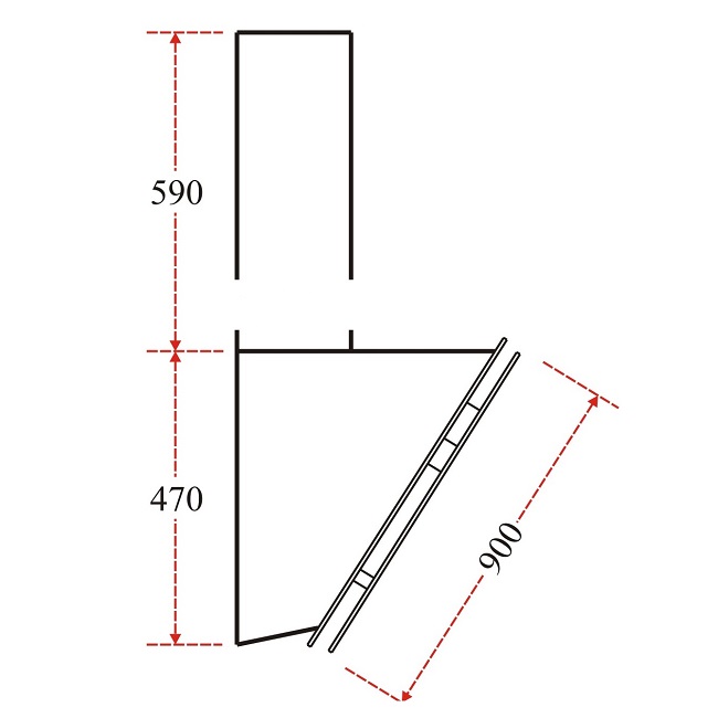 Máy Hút mùi áp tường Chefs EH-R705E9