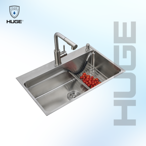 CHẬU RỬA BÁT 1 hố HUGE H-P100A3