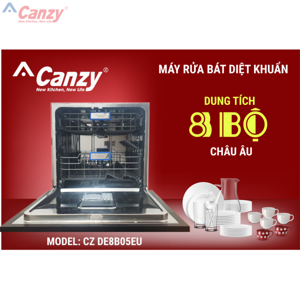 Máy rửa bát 8 bộ Canzy CZ DE8B05EU
