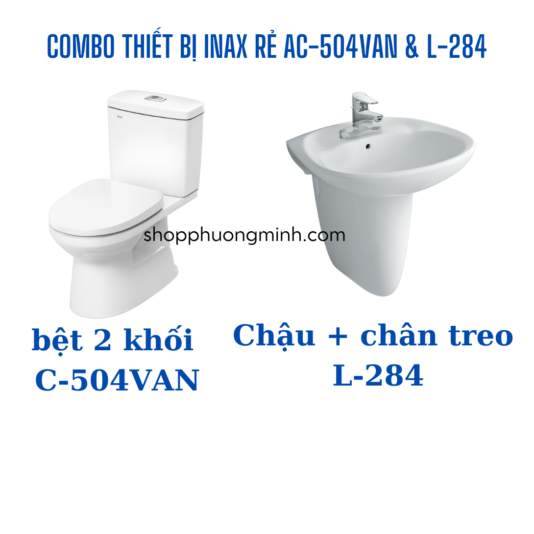 Combo bệt C-504VAN và chậu L-284V/L-284VC