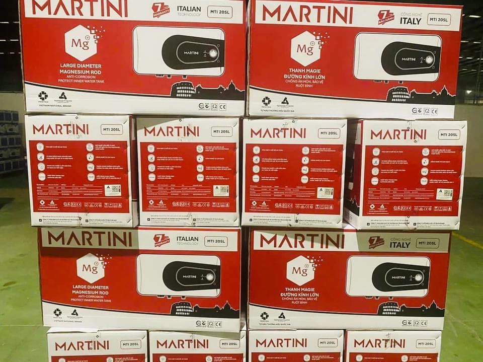 Bình nóng lạnh Martini MTI 15SQ