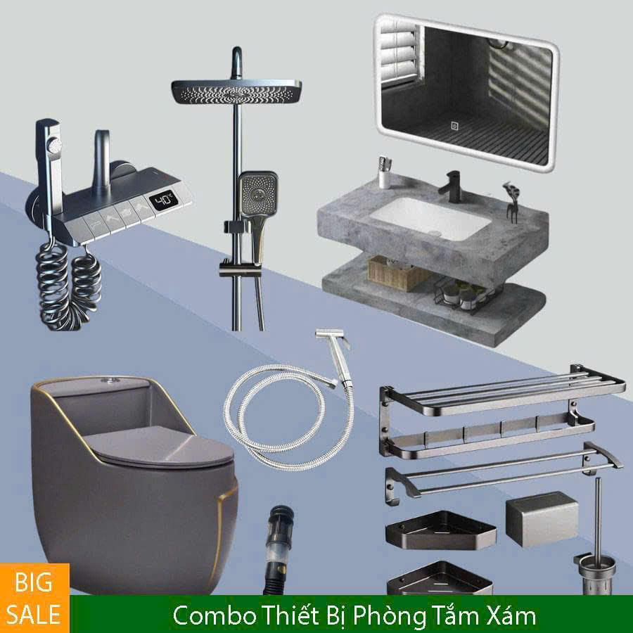 Combo thiết bị phòng tắm giá rẻ