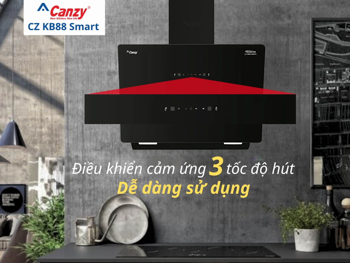 Máy hút mùi Canzy KB88 Smart