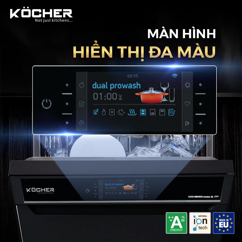 Máy rửa bát kocher KDEU-8866S8