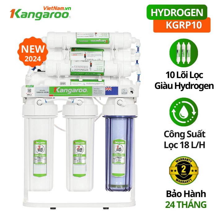 Máy lọc kangaroo Hydrogen KGRP10