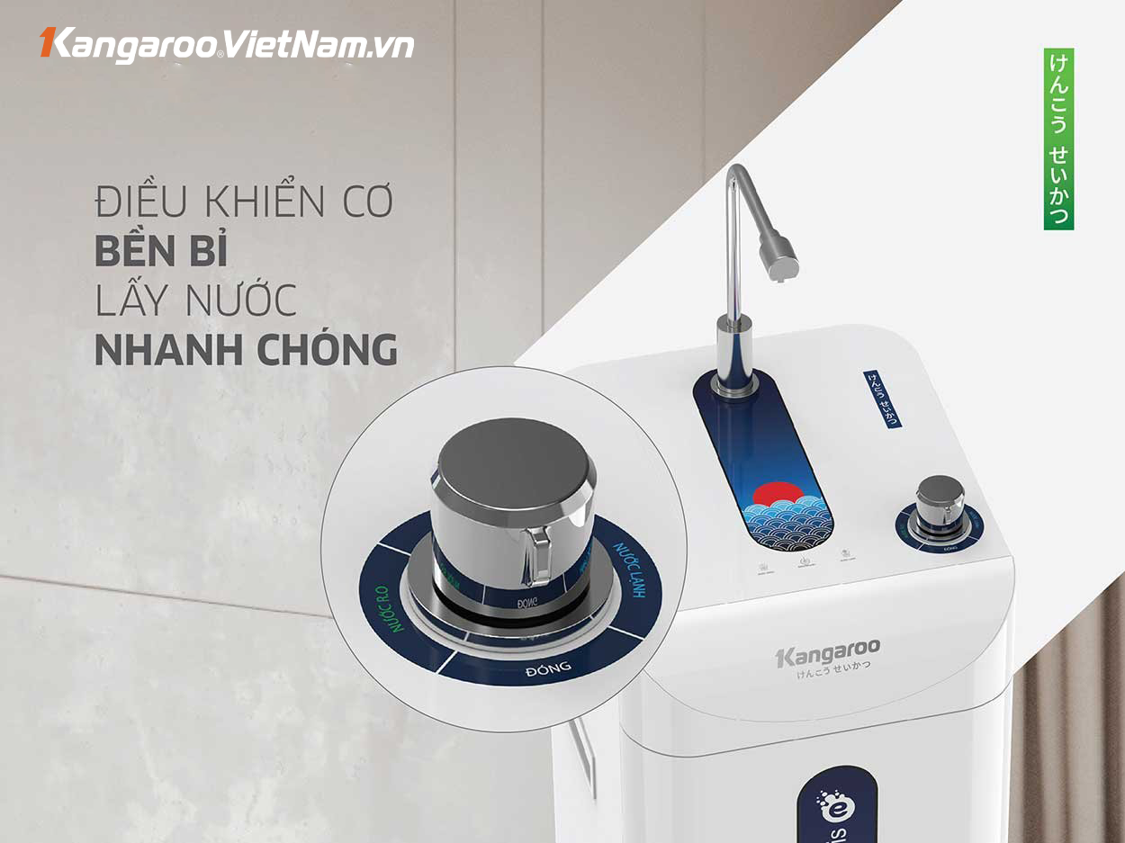 Máy lọc nóng lạnh Hydrogen Ion Kiềm KG10A8ES