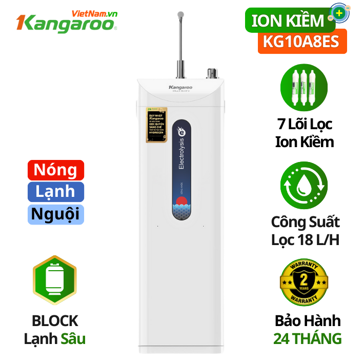 Máy lọc nóng lạnh Hydrogen Ion Kiềm KG10A8ES