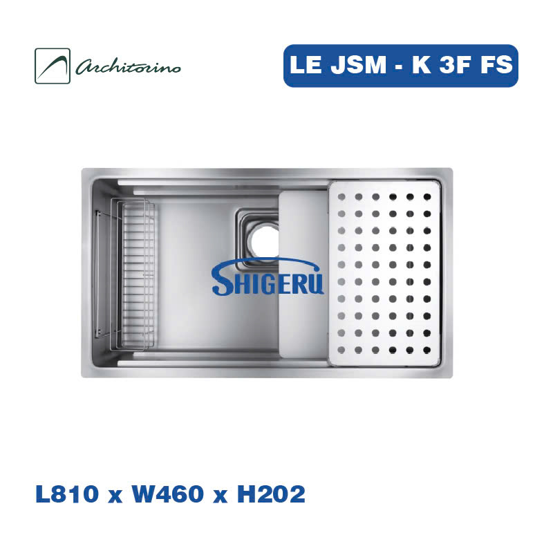 Chậu rửa bát Shigeru LE JSM – K 3F FS