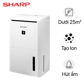 Máy Lọc Không Khí và Tạo Ẩm Sharp DW-D12A-W