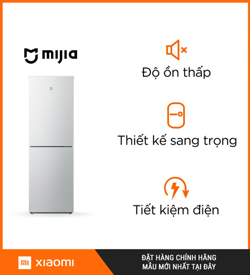 Tủ Lạnh Xiaomi 185L 2 Cánh Chính Hãng Tiết Kiệm Điện