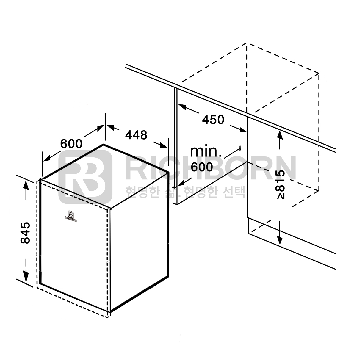 Máy Rửa Bát RICHBORN RDS4585EMS