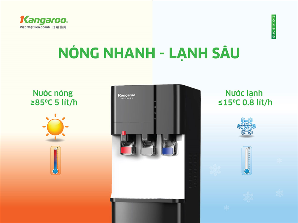 Cây nước nóng lạnh Kangaroo KG599A3