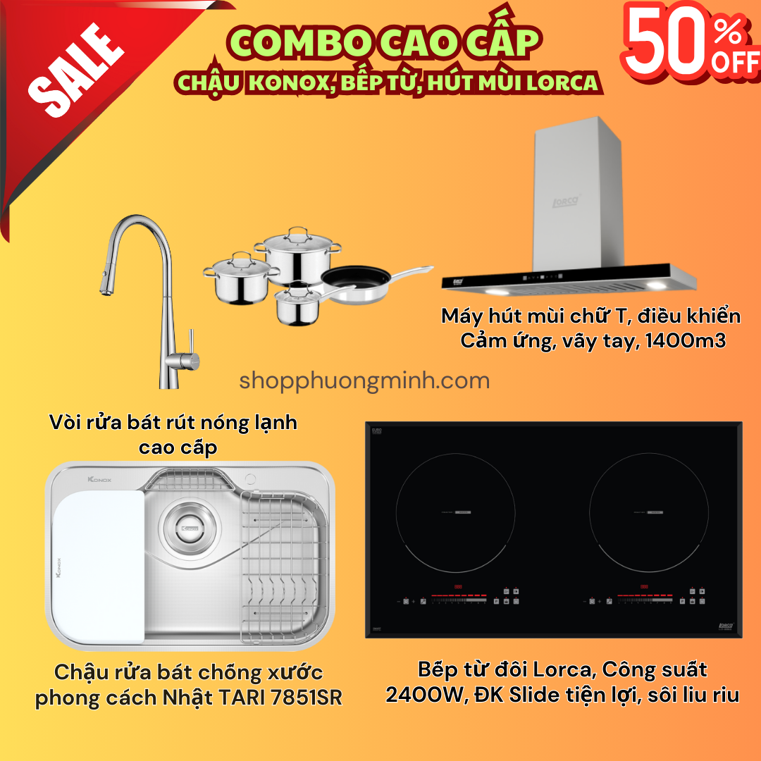 Một số combo thiết bị nhà bếp