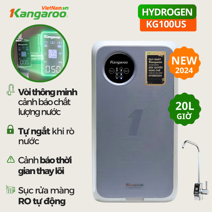 Máy lọc nước Hydrogen KG100US,