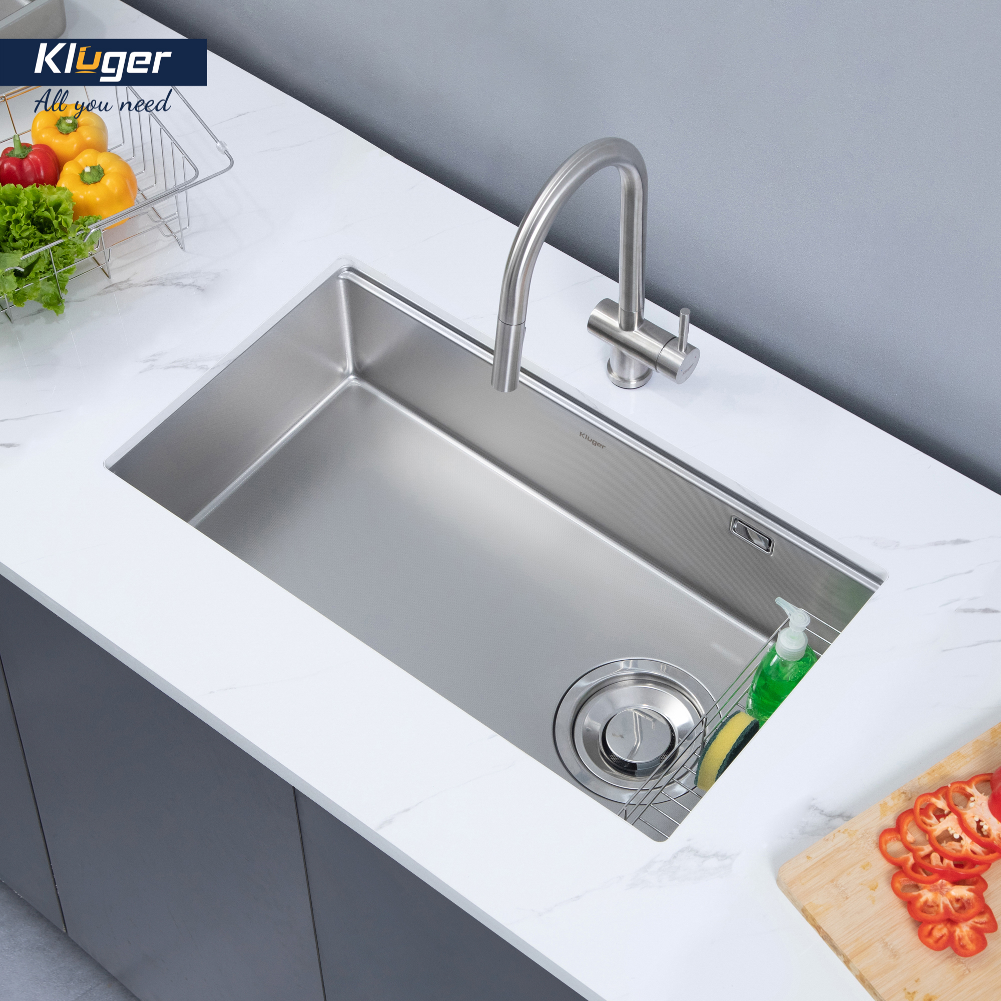 Chậu rửa bát Kluger KY8045SL Plus
