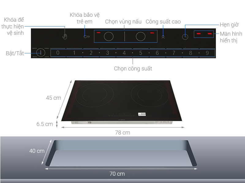 Bếp từ Bosch PPI82566VN