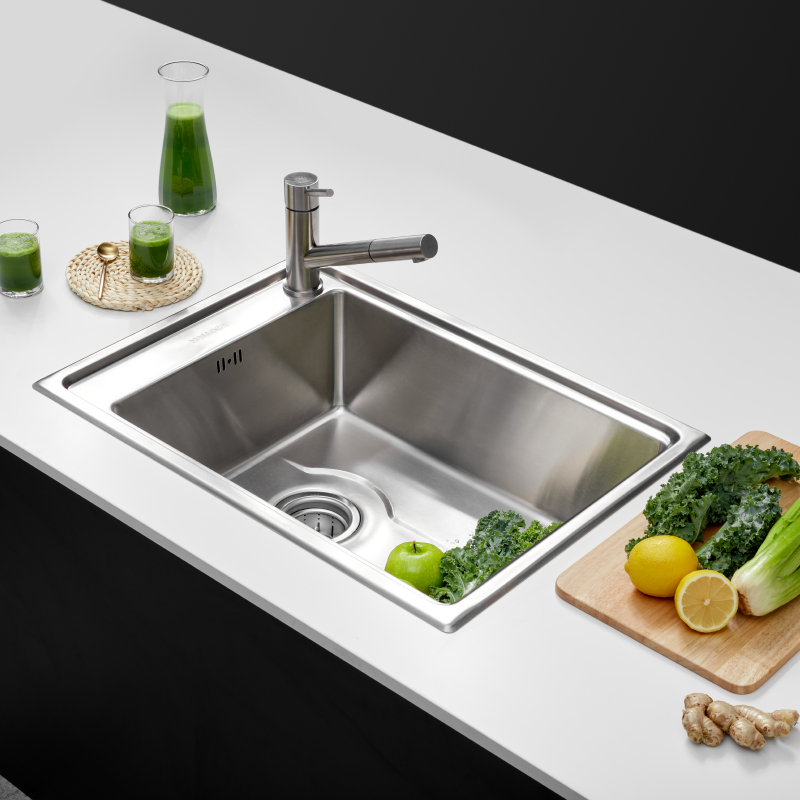 Chậu rửa 1 hố Malloca MS 5066W