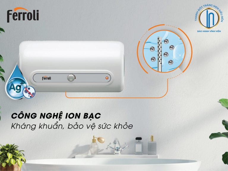 Bình nóng lạnh Ferroli 30L QQ Ag+