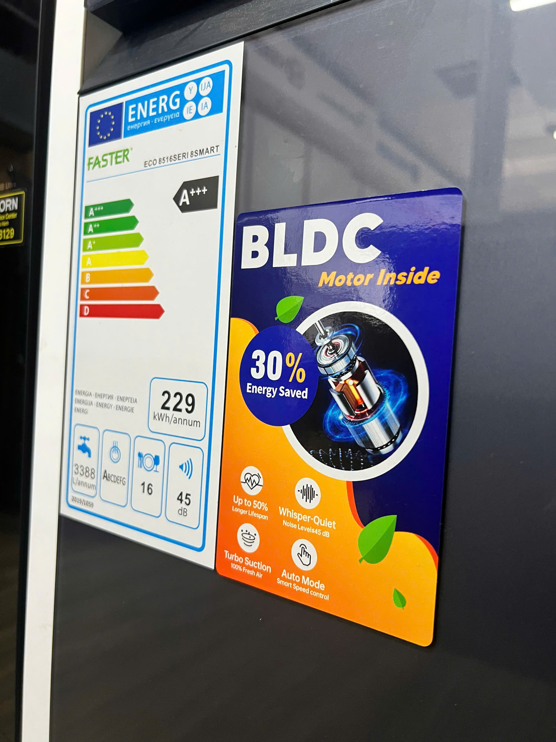 Máy rửa bát nhập khẩu Malaysia ECO 8516 SERI 8 SMART