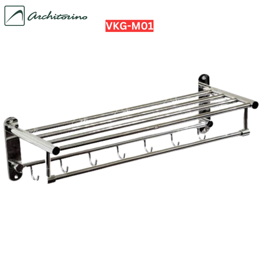 Vắt khăn giàn mắc áo đúc tròn 304 VKG – M01