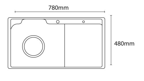 CHẬU RỬA BÁT HUGE H-JS7848