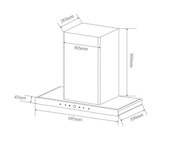 Máy Hút Mùi BLANC BA 35TB