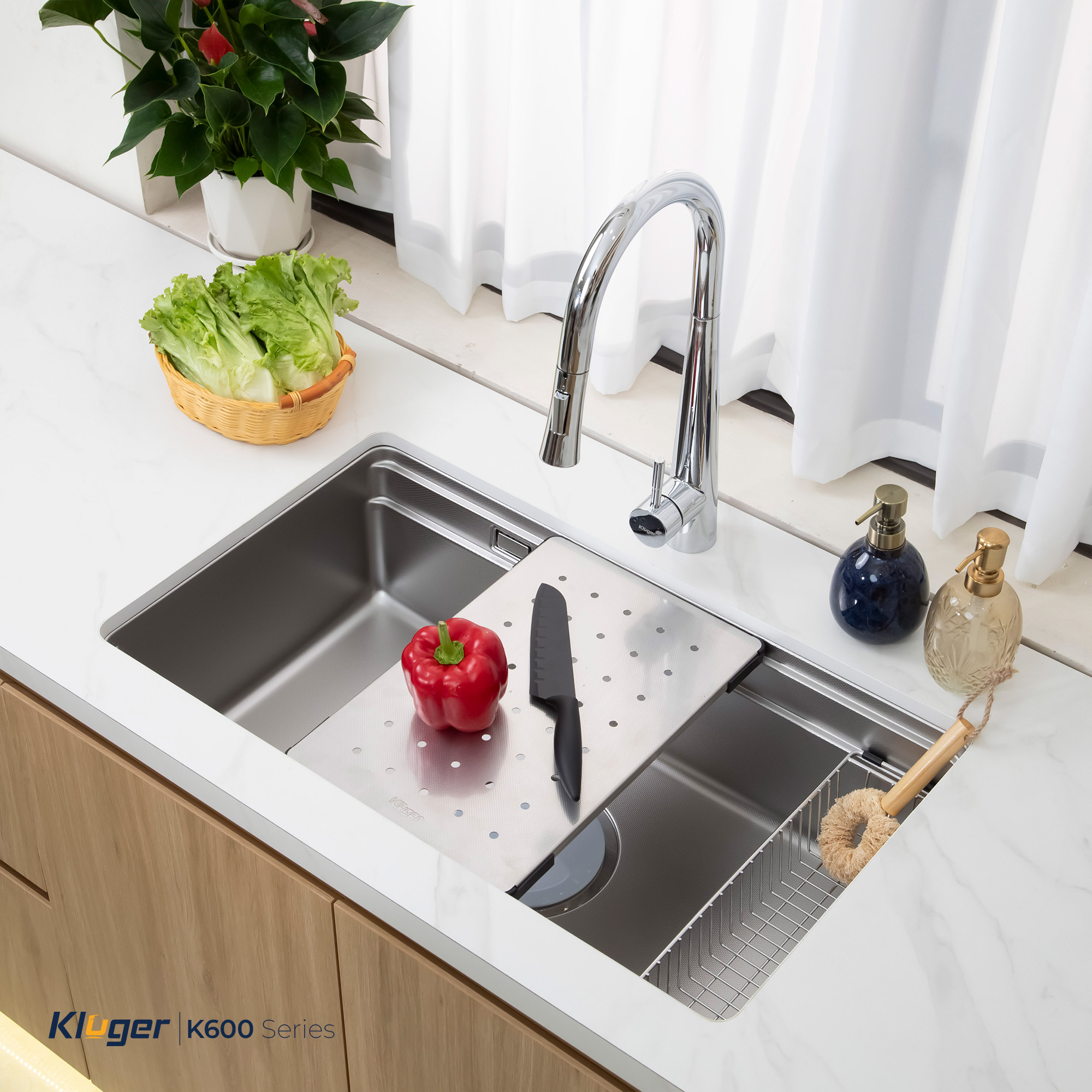 Chậu rửa bát Kluger KG7644FS Plus