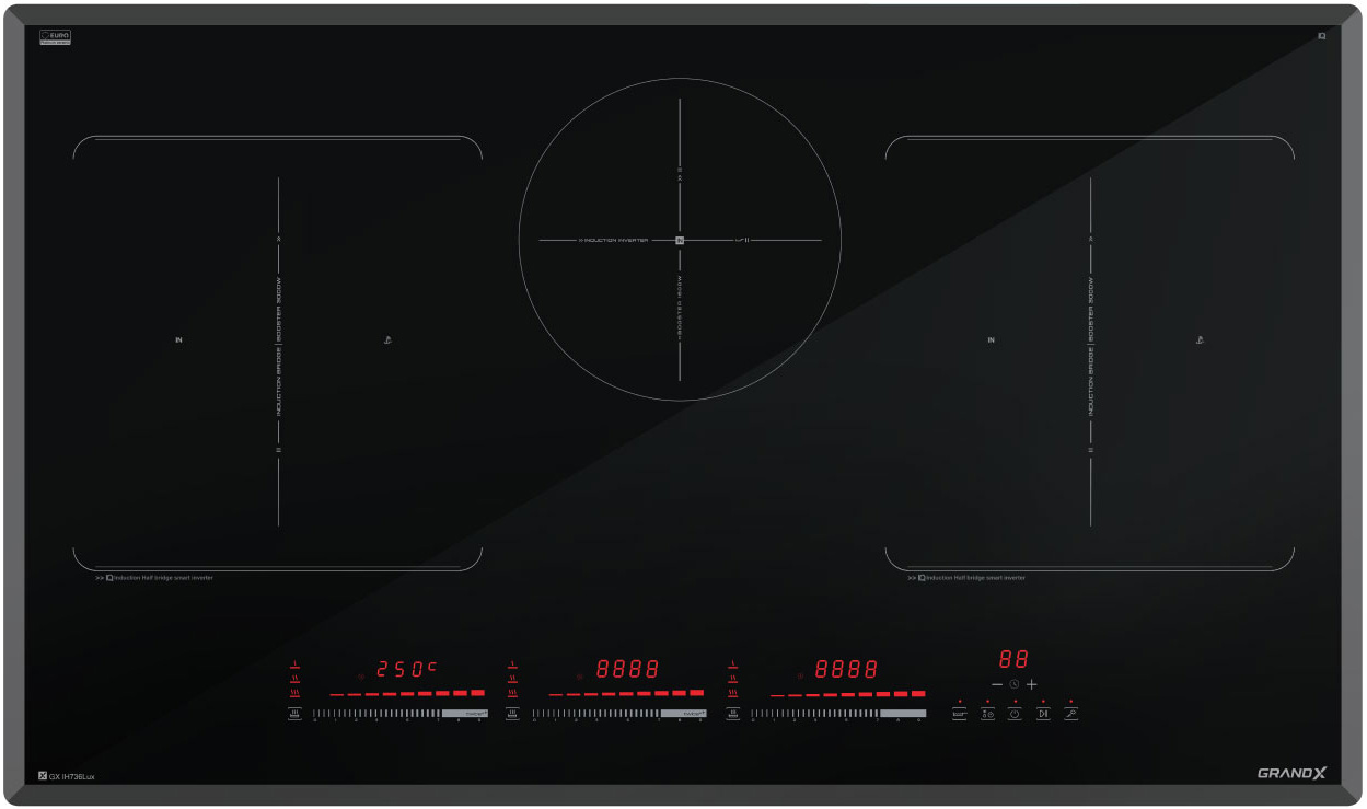 Bếp từ 3 vùng nấu GrandX GX IH736Lux