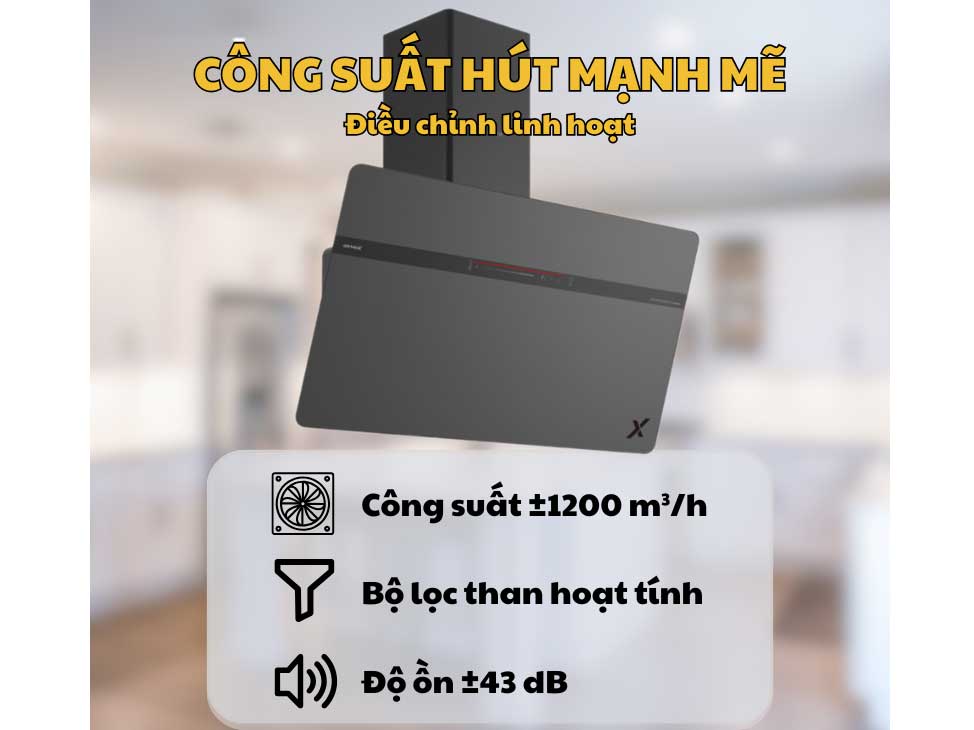 Máy hút mùi vát GrandX GX H70S86G