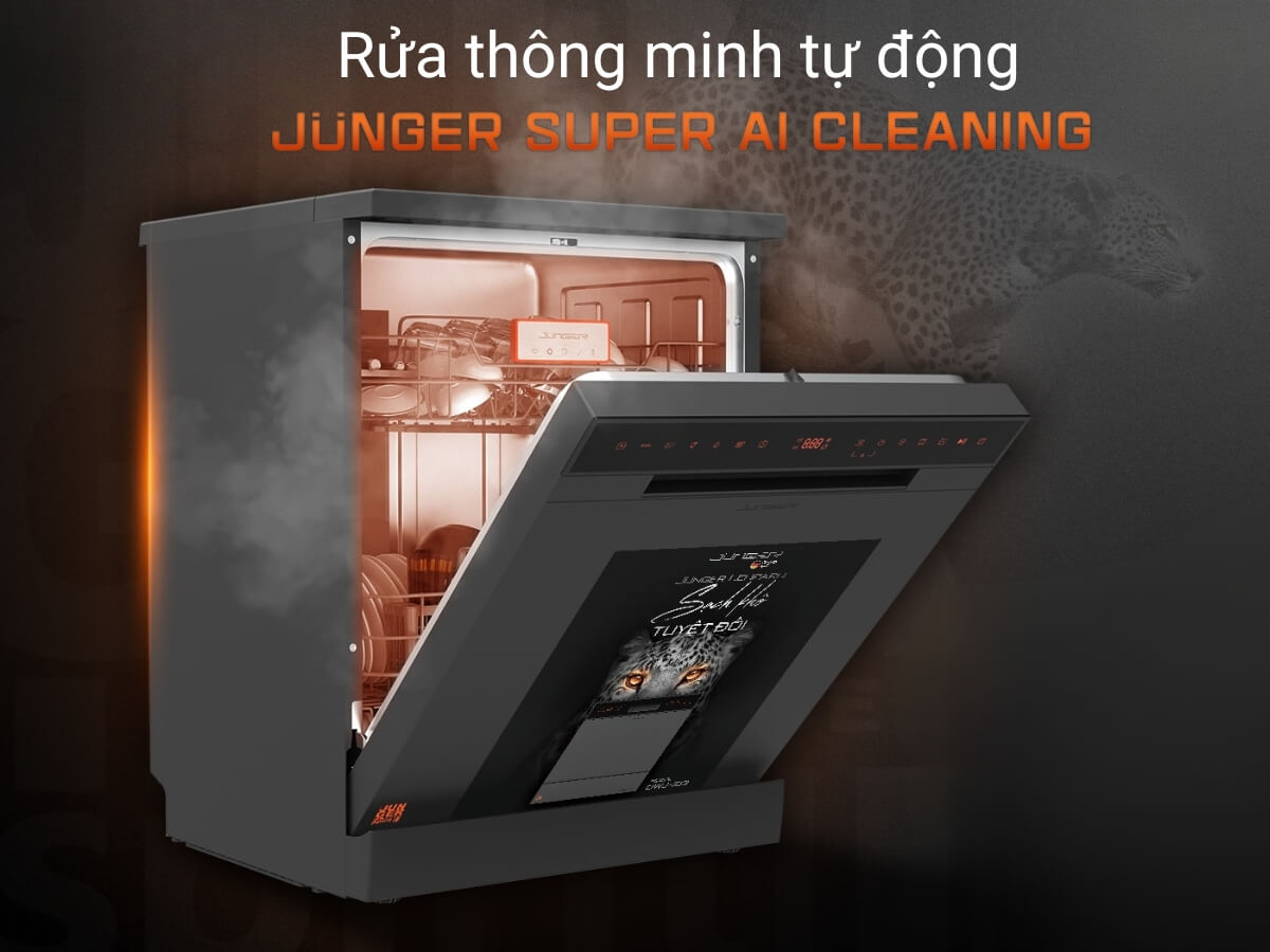 Máy rửa bát độc lập Junger Leopard DWJ-103