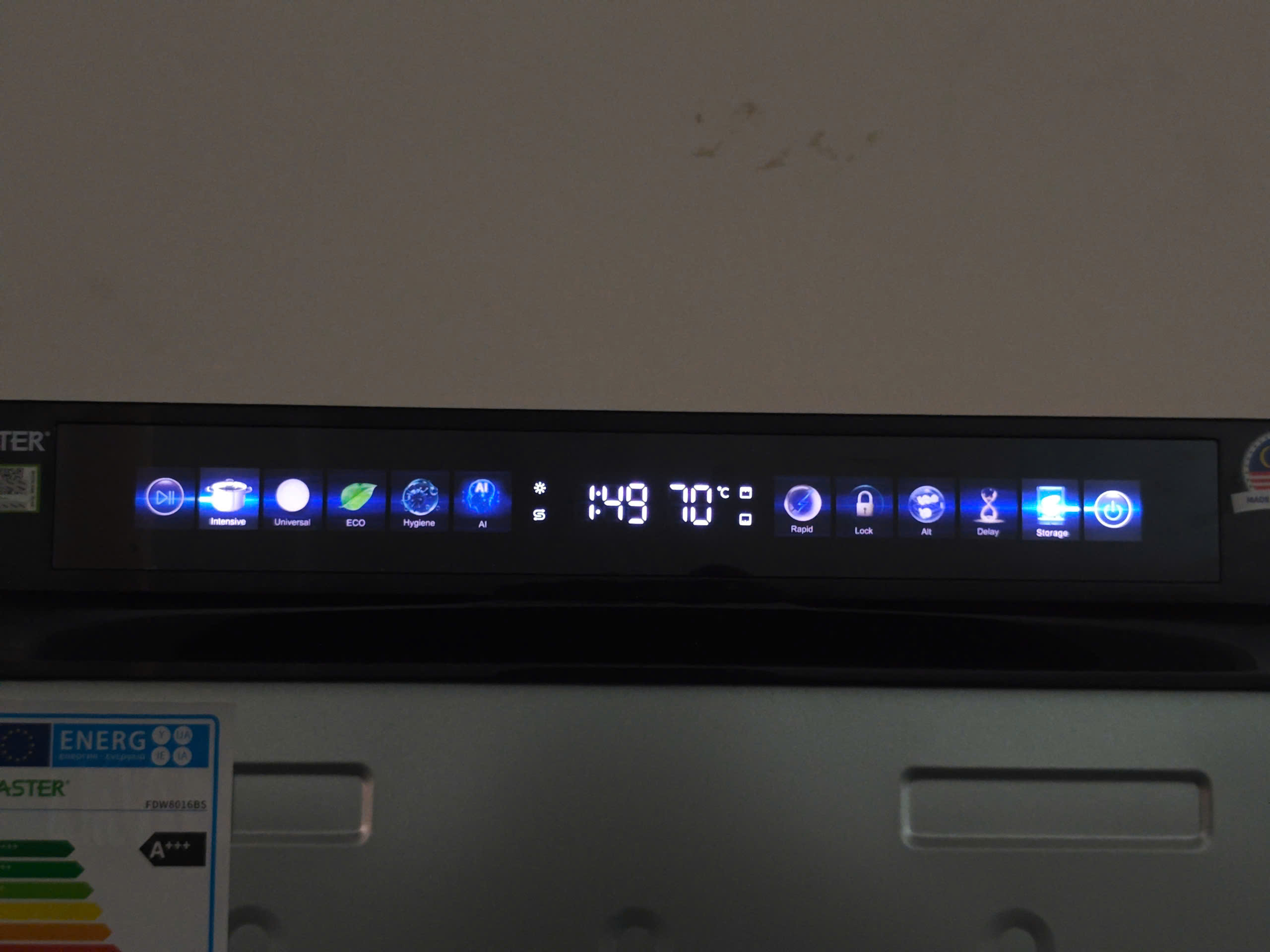 Máy rửa bát bán âm Faster FDW8016BS