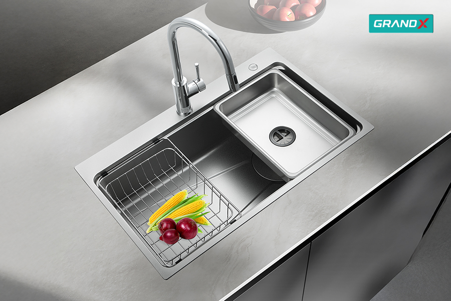 CHẬU RỬA BÁT GX8050SV VOLCANO