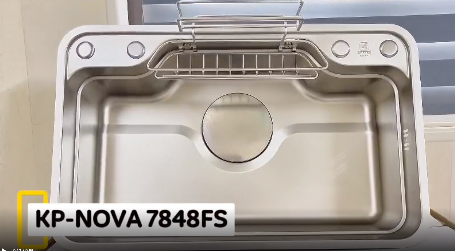 Chậu 1 hố Keeper Nova 7848FS
