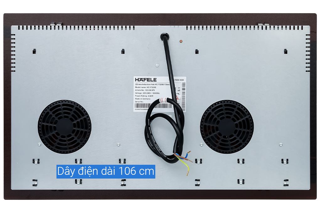 Bếp từ 2 vùng nấu Inverter nhập khẩu Đức Hafele HC-I7325B
