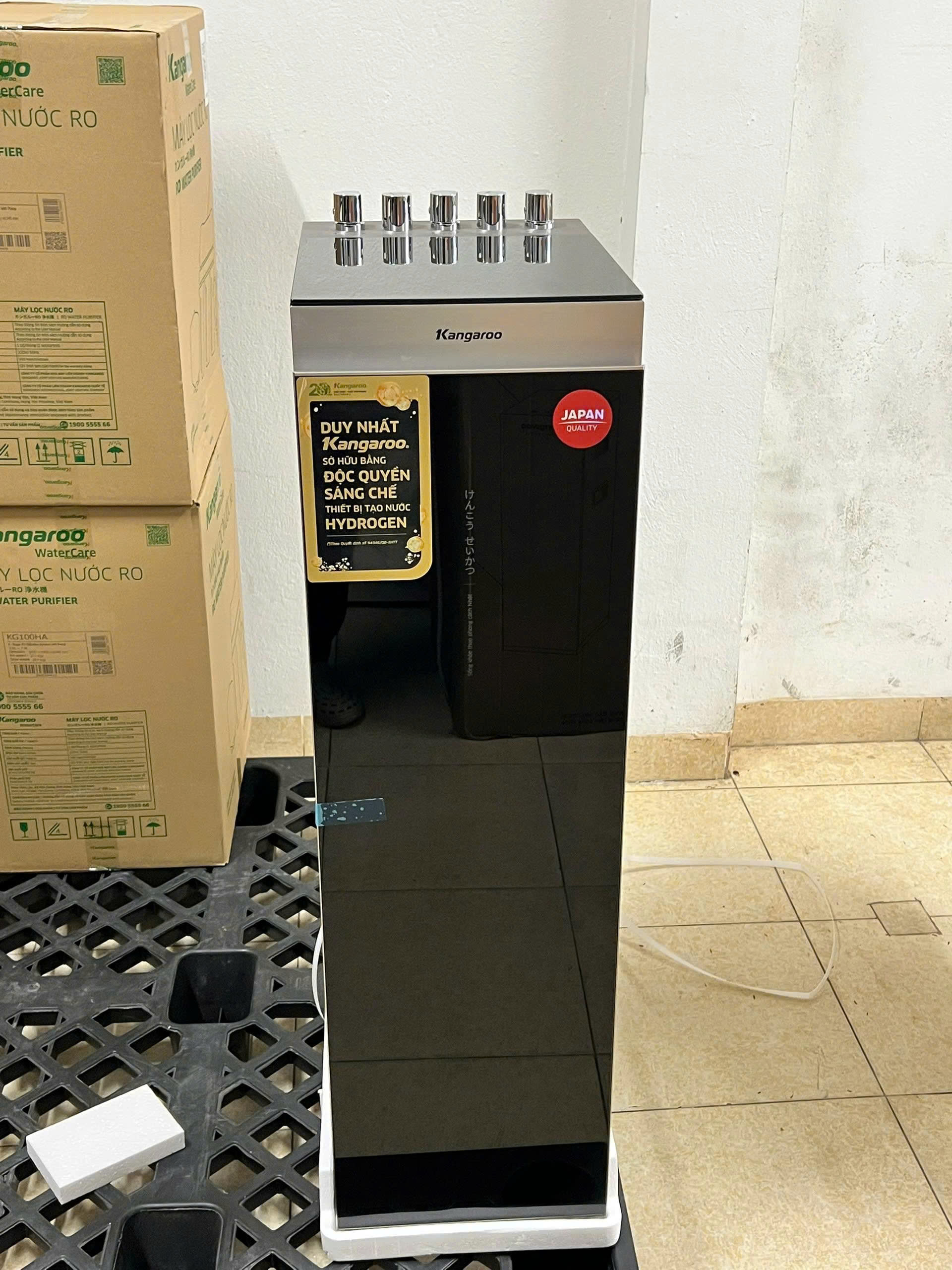 Máy lọc nước RO nóng nguội lạnh Hydrogen Kangaroo Sumire KG12A8 12 lõi