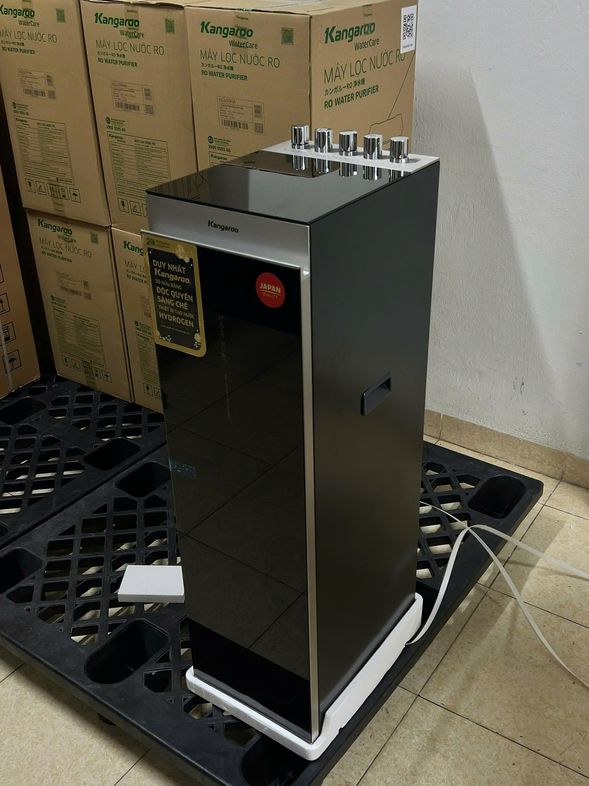 Máy lọc nước RO nóng nguội lạnh Hydrogen Kangaroo Sumire KG12A8 12 lõi