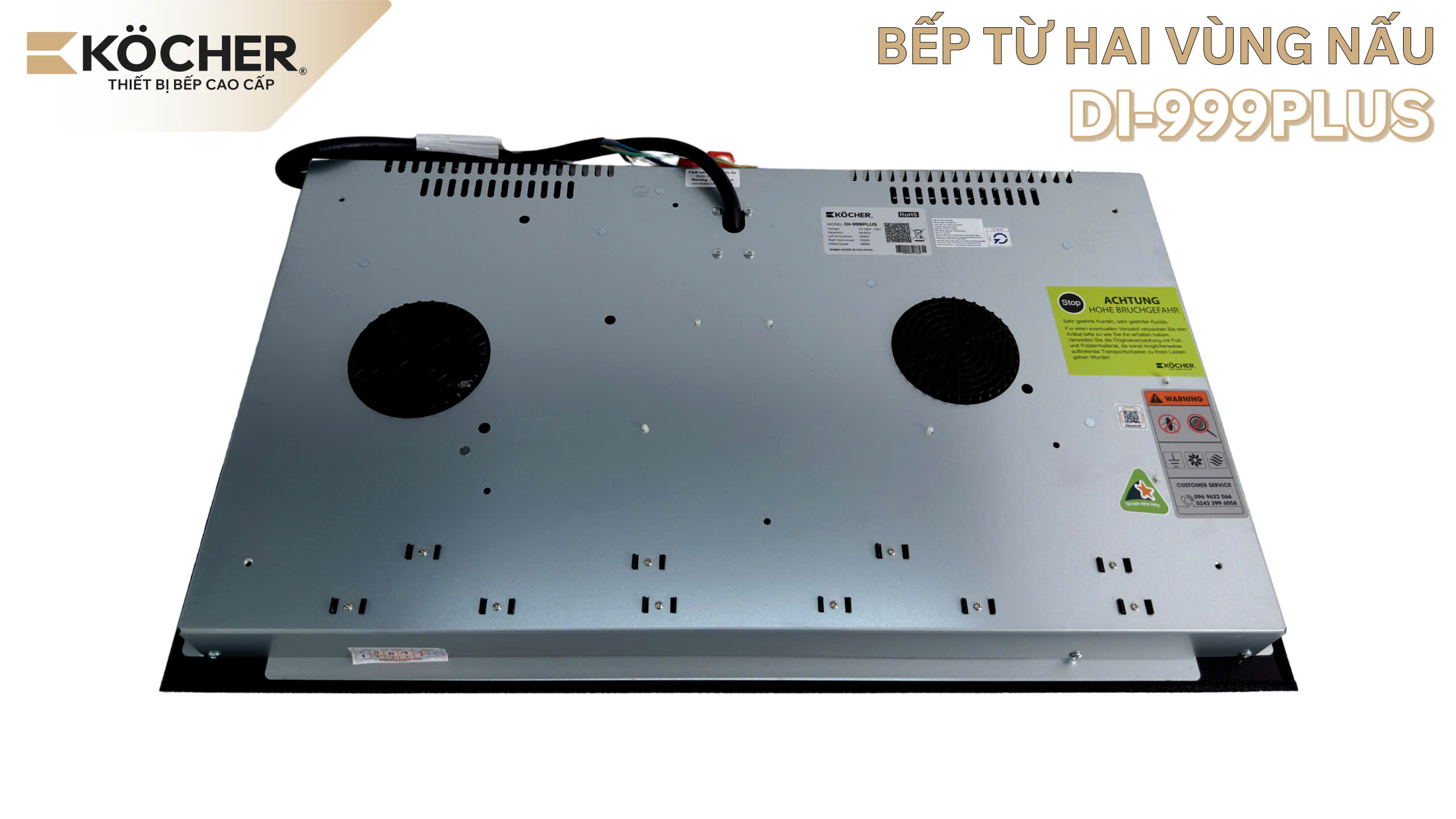 BẾP TỪ ĐÔI KOCHER DI-999 Plus