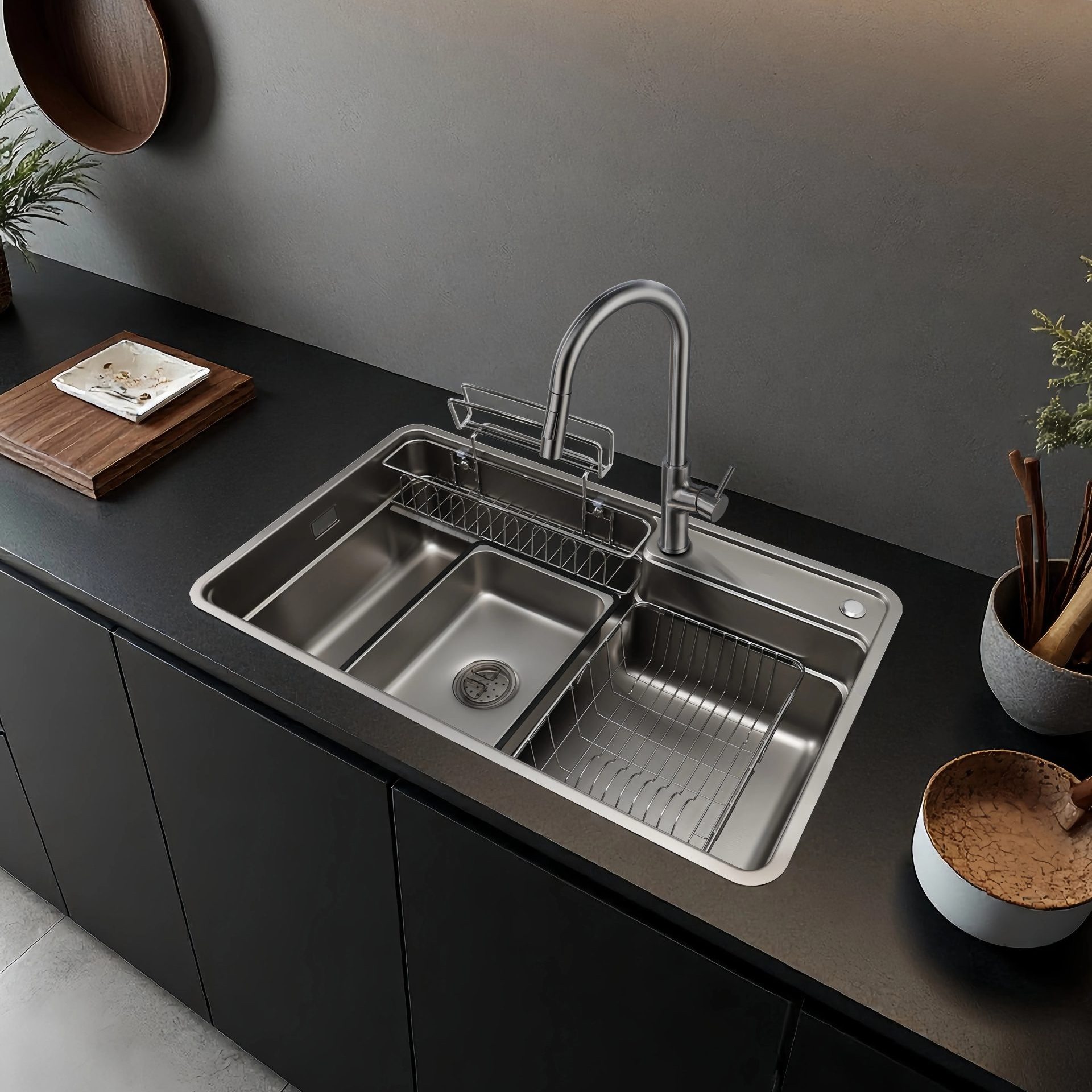 Chậu rửa bát Moomton M8048 inox SUS304