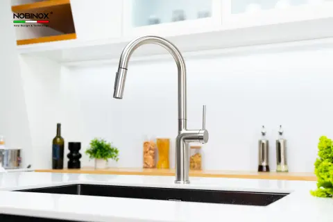 VÒI RỬA BÁT DÂY RÚT NOBINOX ADORA NX992