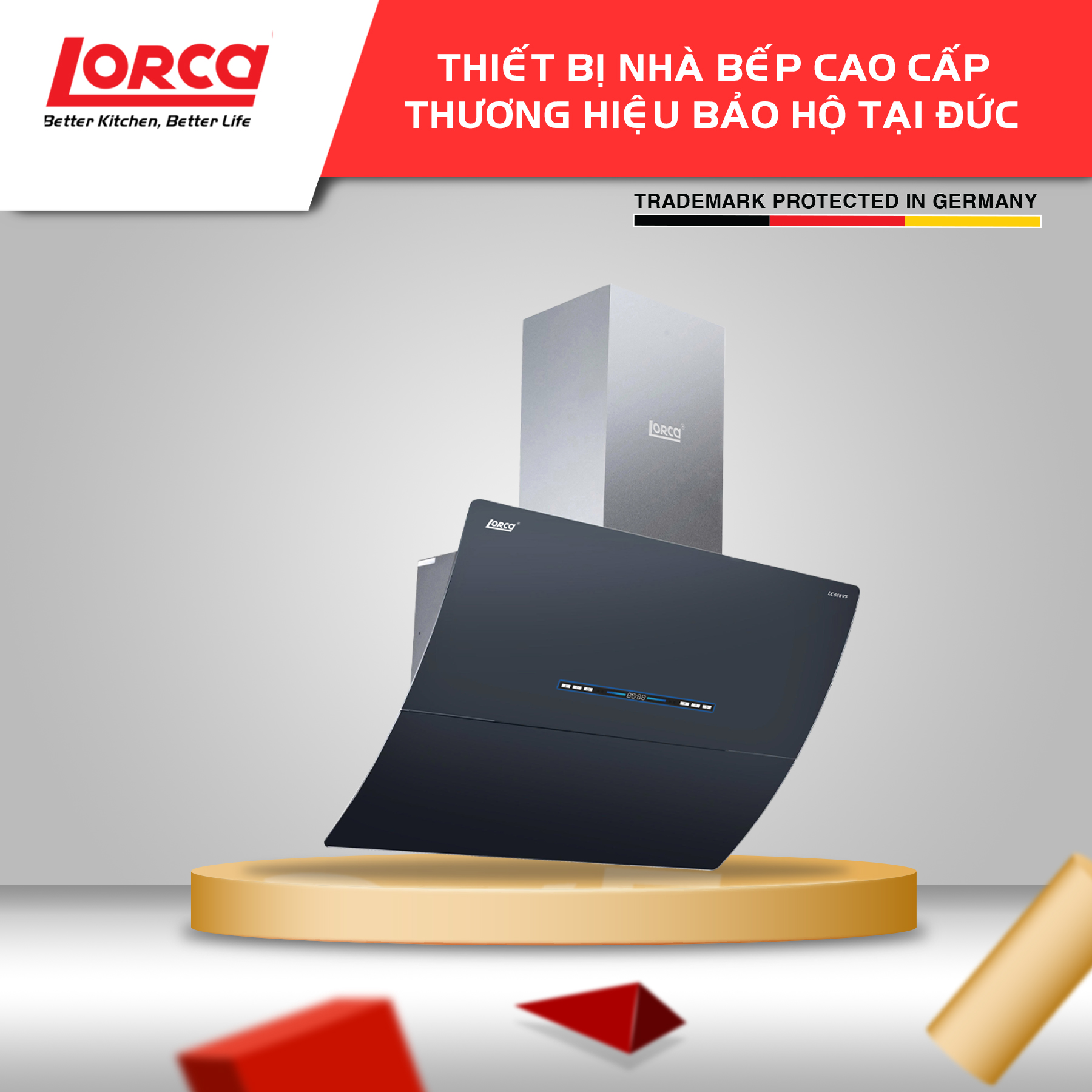 Máy hút mùi Lorca LC 658VS-70CM