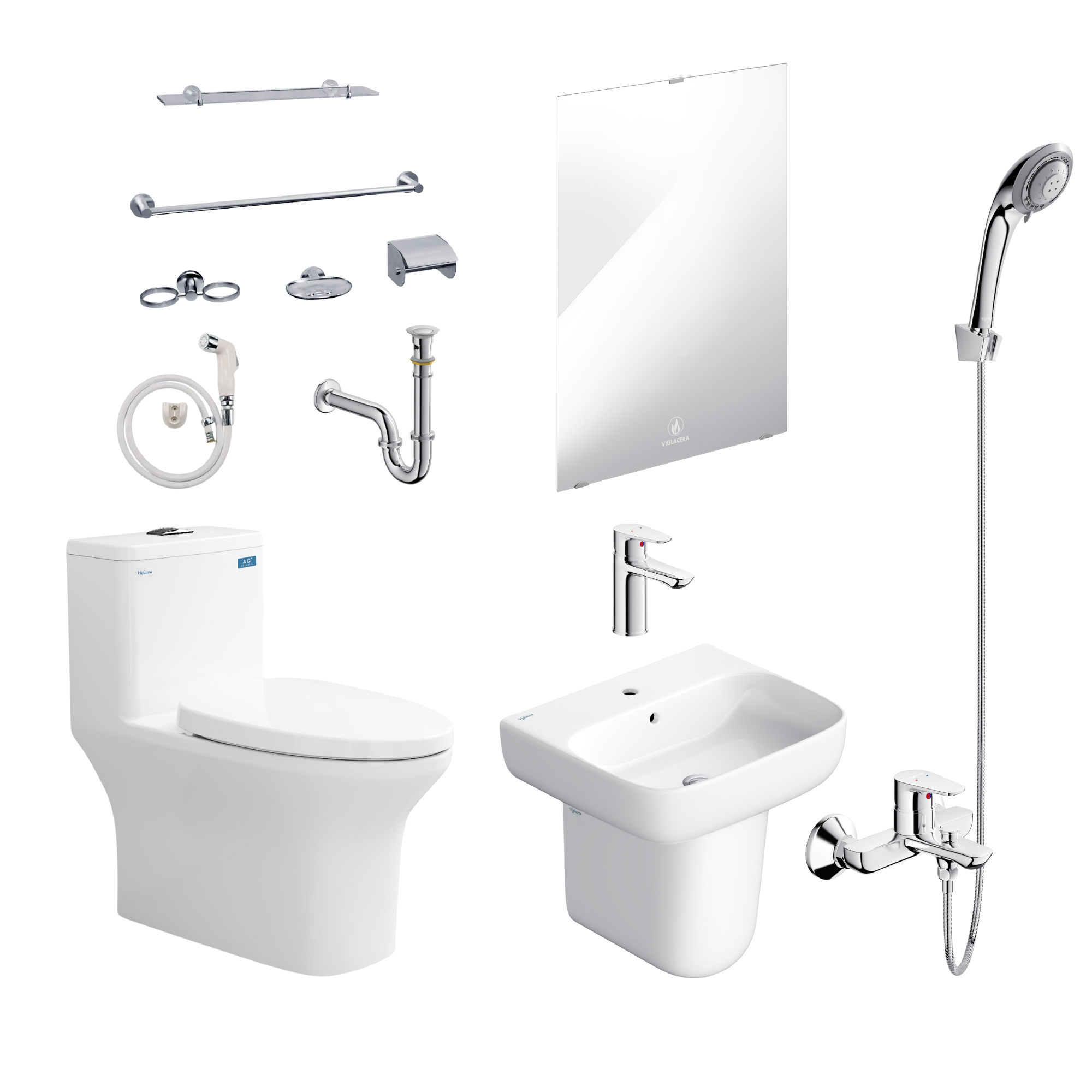 Combo thiết bị vệ sinh Viglacera tiêu chuẩn
